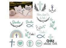 Stickserie ITH -  Schokihüllen christliche Motive 